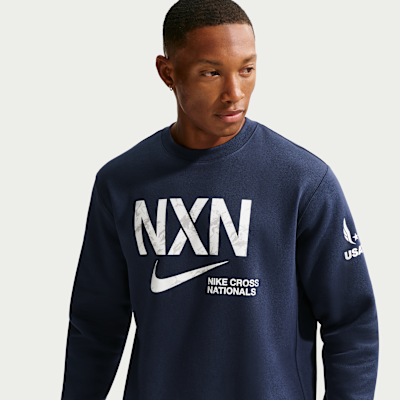 Nike 2025 NXN Men's Crew-Neck Running Sweatshirt. Nike.com